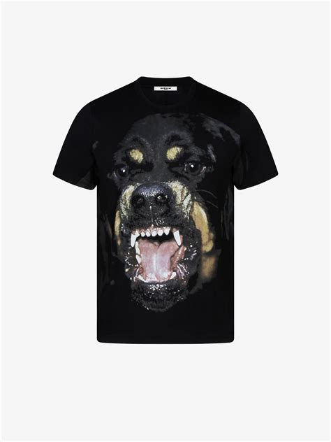 givenchy red dog t shirt|Givenchy dog print shirts.